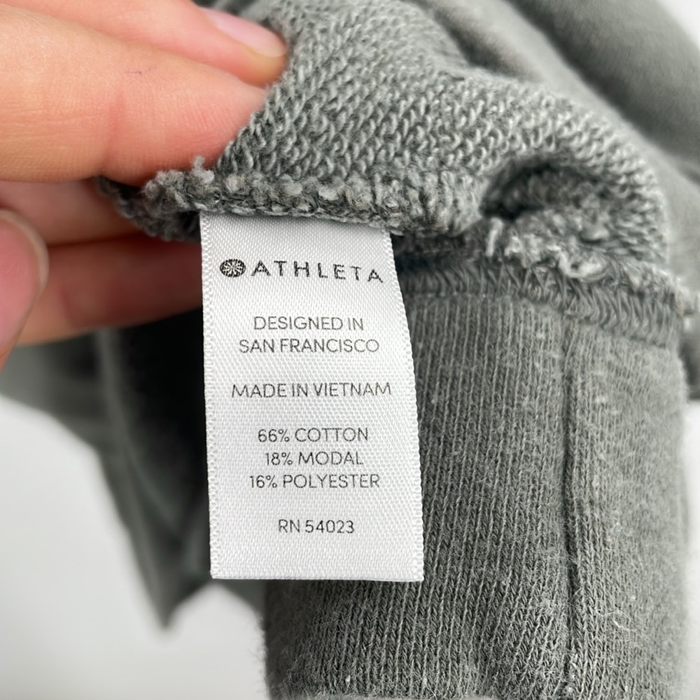Altheta Army Green Sweatshirt Dress - Picture 7 of 9